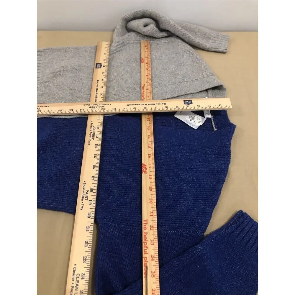 Primark Caress Women Two Toned Slouchy Sweater Cardigan XS Long Sleeve 3 Button - Picture 10 of 13